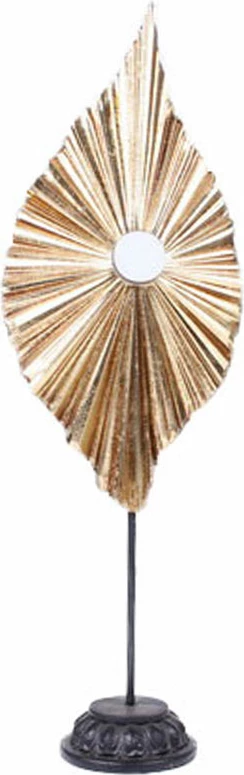 Dekor USSIA Totem, polirezine, ar dhe e zezë, 14x8x42 cm