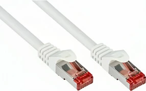 Kabllo rrjeti Goobay 95501, Cat6, 2 m, S/FTP, RJ-45, e bardhë