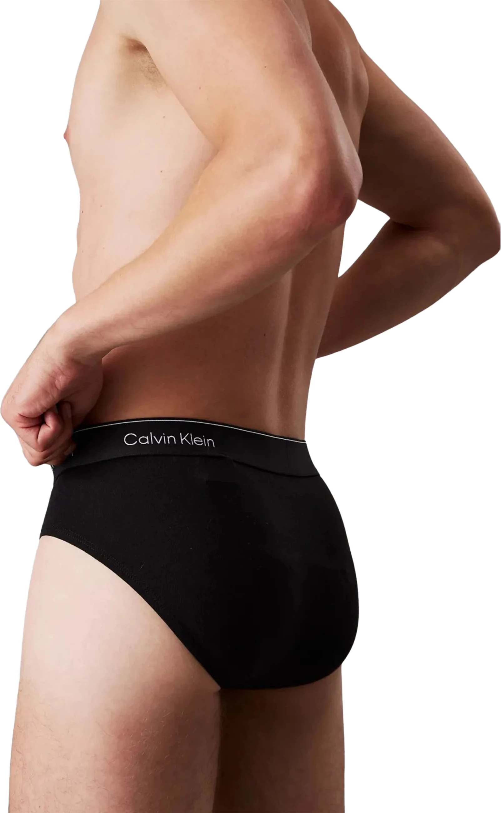 Të brendshme për meshkuj Calvin Klein Underwear HIP BRIEF 3PK LV00NB4388, të zeza [Madhësia: S]