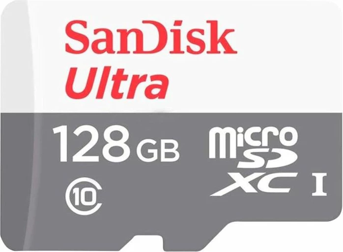 Kartelë memorje microSDXC SanDisk Ultra 128GB 100MB/s Class 10 UHS-I (A1, U1)