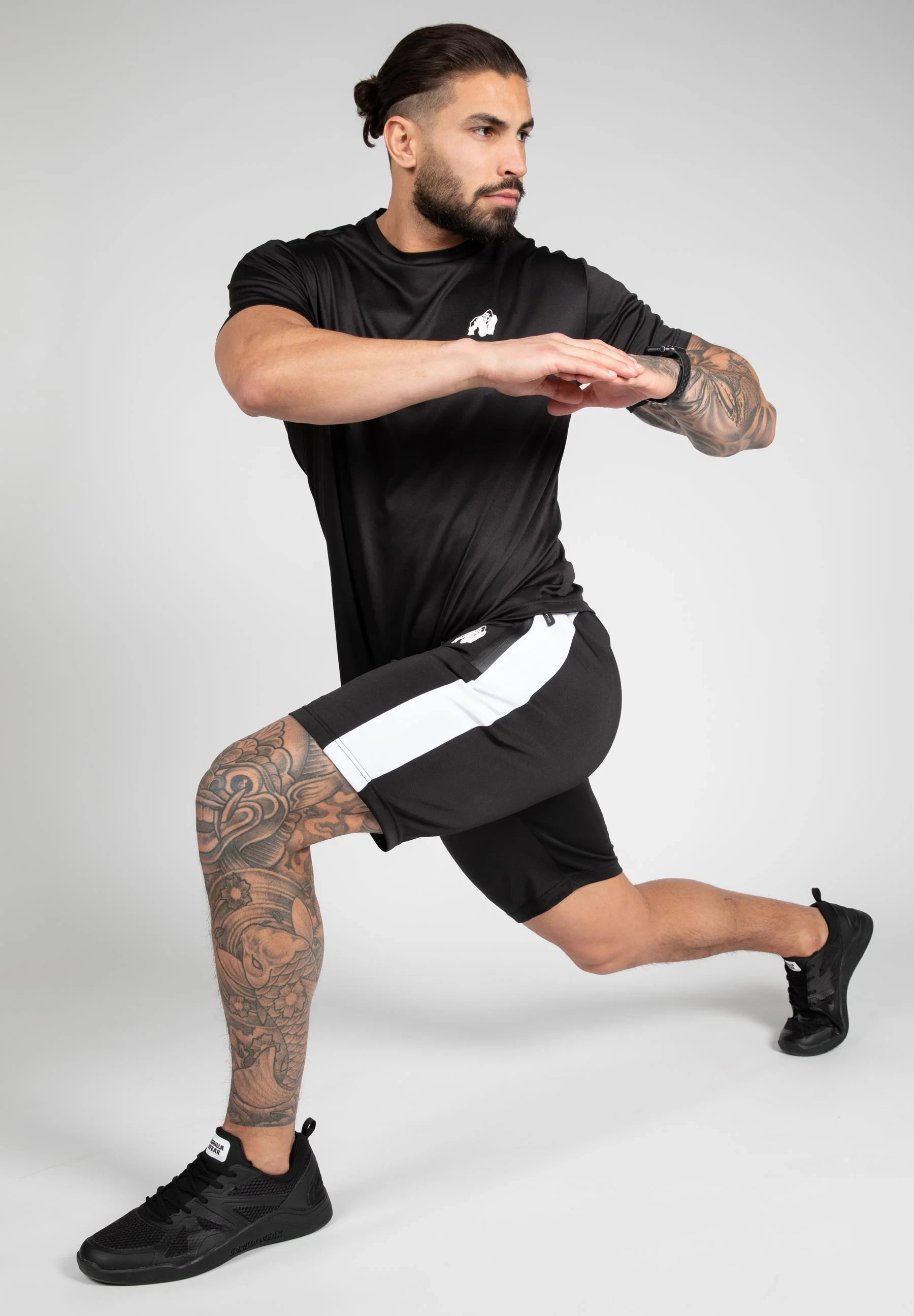 Benton Track Shorts - Black [Madhësia: S]
