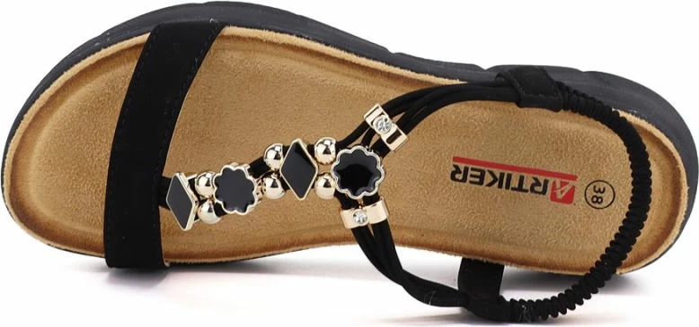 Sandale me platformë për femra Artiker 58C0007, të zeza