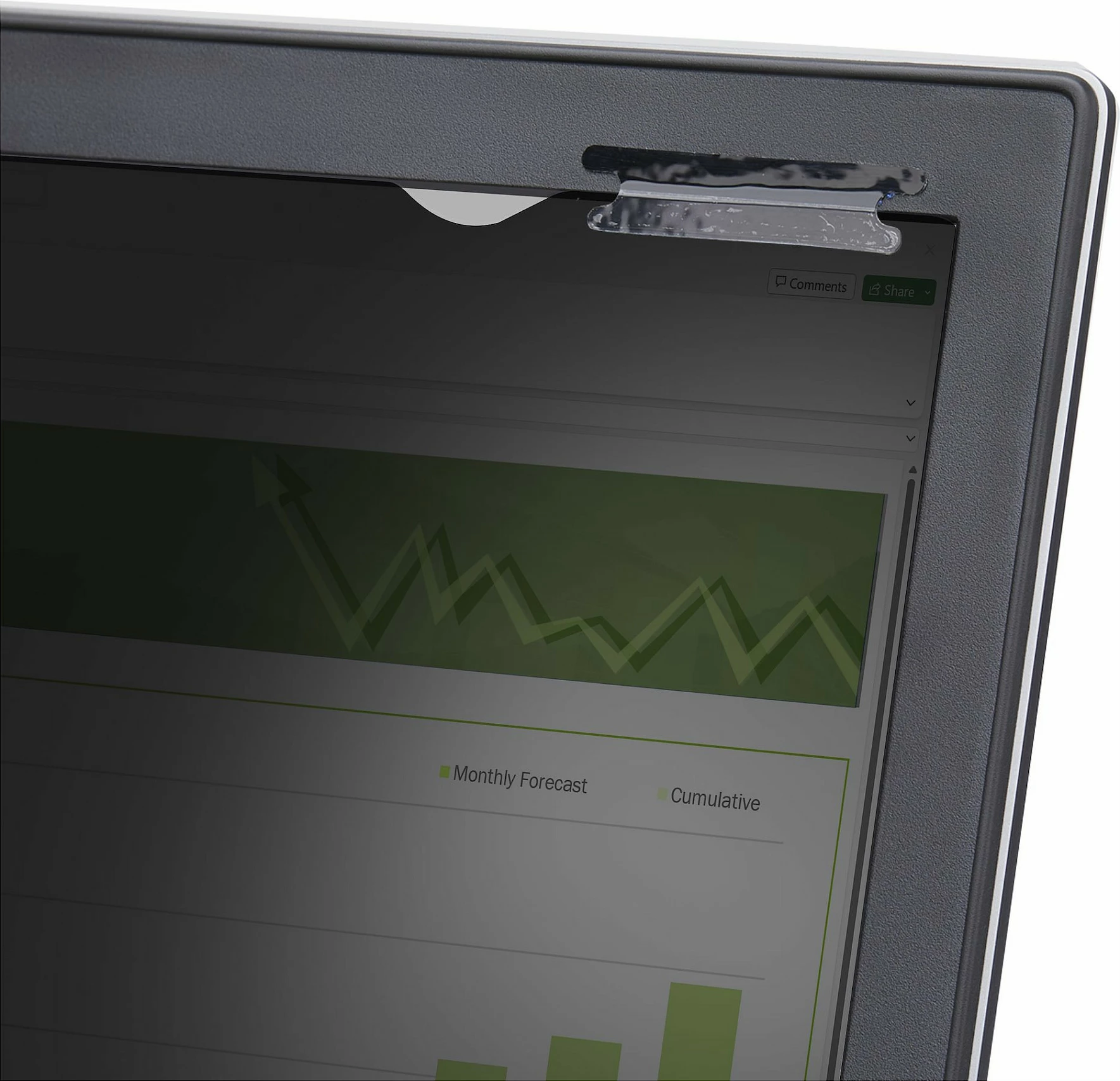 Filtri privatësie për ekran laptopi StarTech 15.6" 16:9, flip-up, touch, anti-glare, blue light, i zi