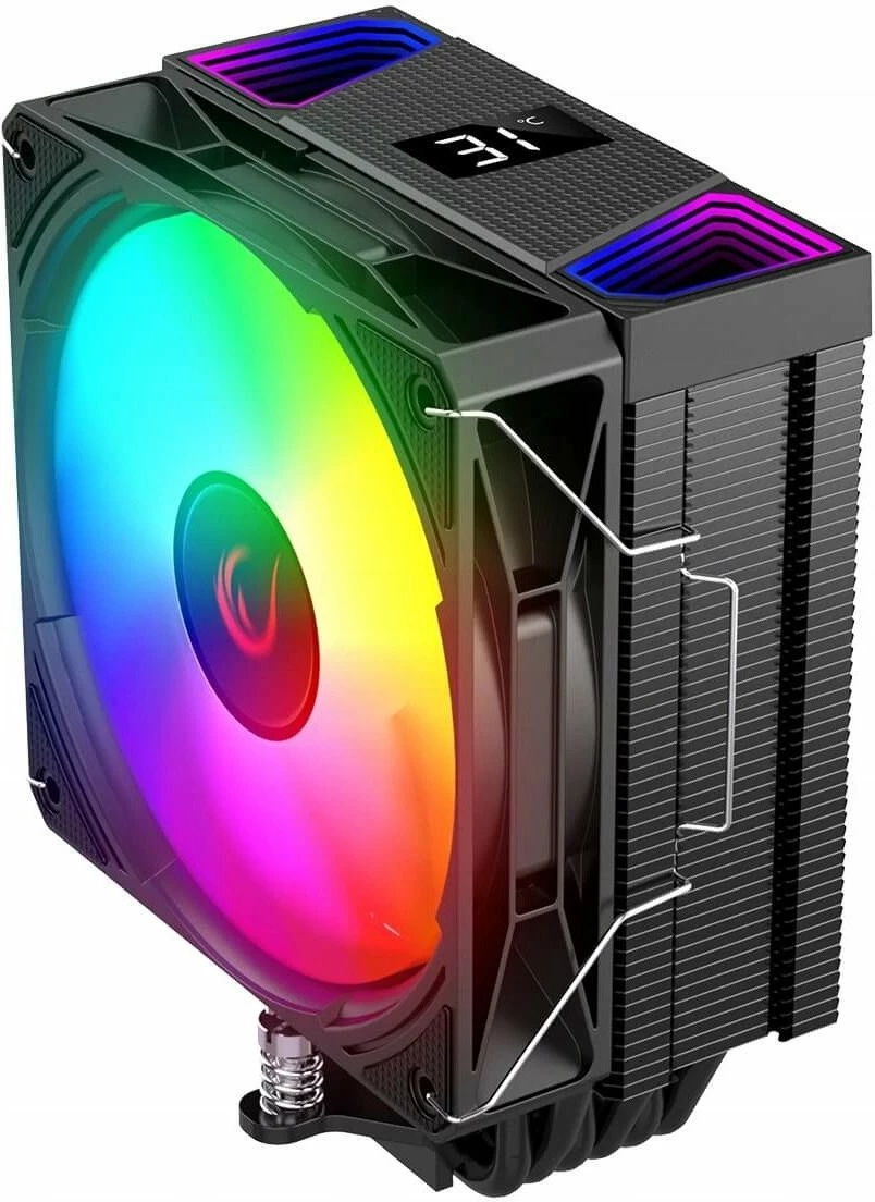 Ftohës CPU Rampage Octagon C70 OCTAGONC70-BLACK, 120mm ARGB, TDP 220W, i zi