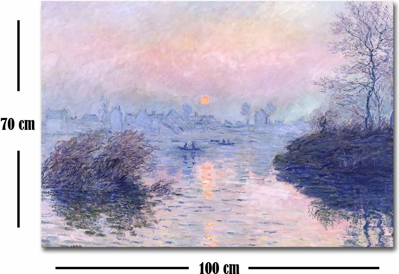 Pikturë dekorative në kanavacë Wallity, 70100FAMOUSART-039, shumëngjyrëshe, 70x100cm