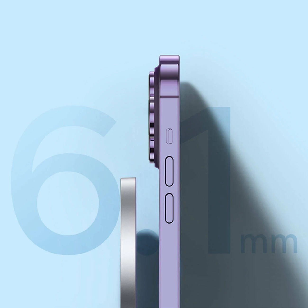Karikues induktiv magnetik Baseus Simple Mini 3 CCJJ040001 15W, 1x USB-A/1x USB-C, i zi