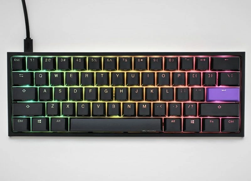 Tastierë mekanike gaming Ducky One 2 Pro Mini, e zezë