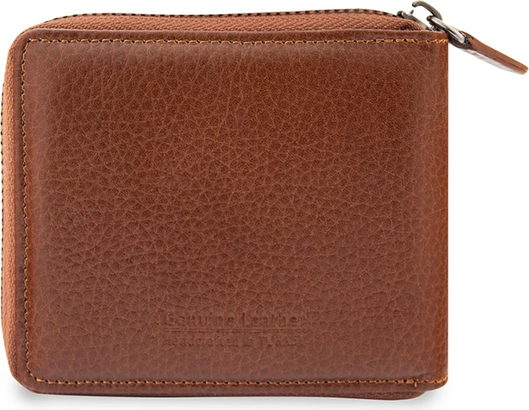 Portofol unisex Zoozie Bags Carole, ngjyrë tan