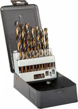 Set svedrash HSS twist PROLINE 79219, DIN338, 1-10 mm, 19 pjesë