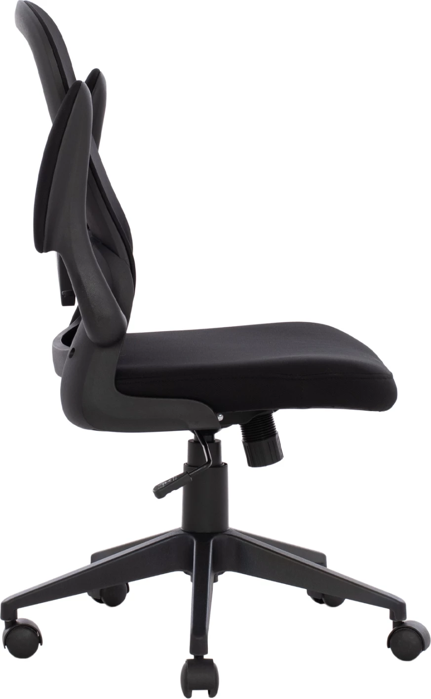 Karrige zyre FH1178.01, pëlhurë rrjetë e zezë, kornizë e zezë, 60x56x105