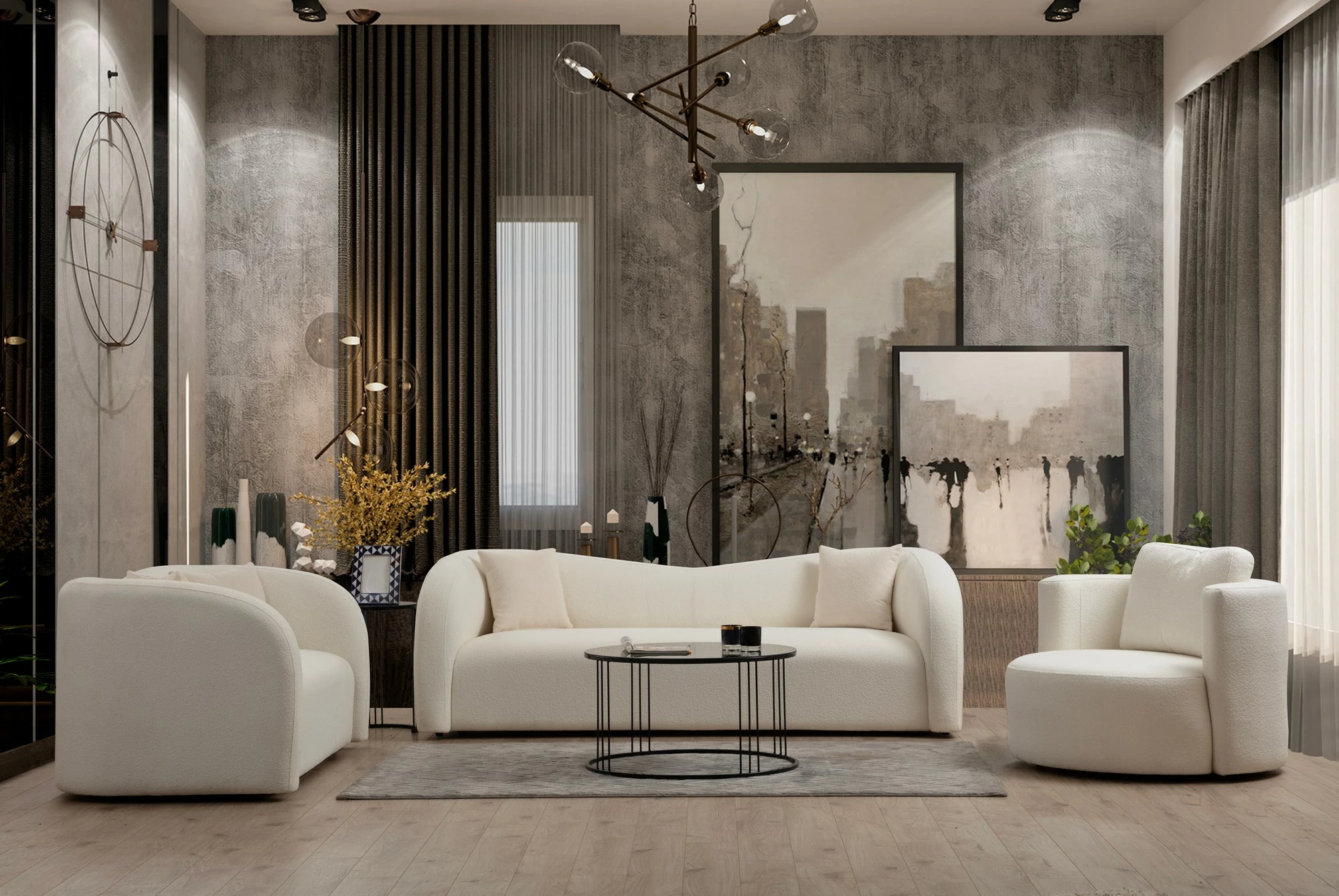 Divan treshe Asos, krem, Atelier del Sofa