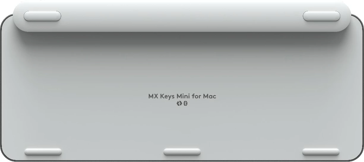 Tastierë mini Logitech MX Keys Mini për Mac, wireless, Bluetooth, LED, bardhë
