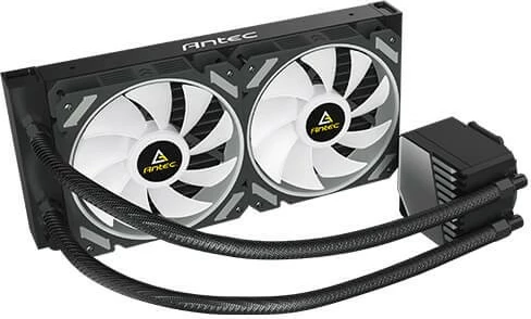 Ftohës i lëngshëm Antec SYMPHONY 240, ARGB, 2x12cm, i zi