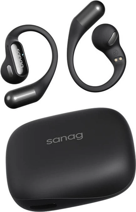 Kufje wireless Sanag G6S, OWS, ANC, Bluetooth 5.3, të zeza