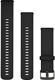 Rrip Smartwatch Garmin, 22 mm, silikon, set 3 copë, i zi/gri shllifër