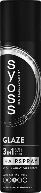 Sprej për flokë Syoss Glaze Shine-Enhancing Top Coat 3-in-1 për femra, 300ml
