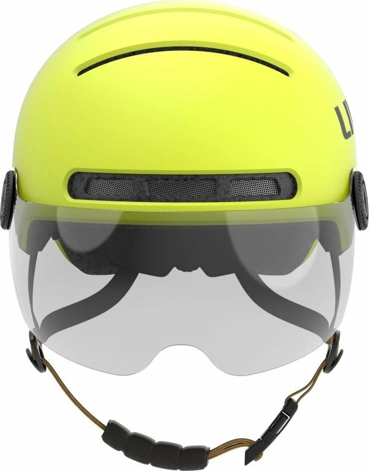 Helmet urban smart Livall L23, M (54-58 cm), me vizorë Quick Shield, LED, sensor rënie & SOS (L23-M-BLK)