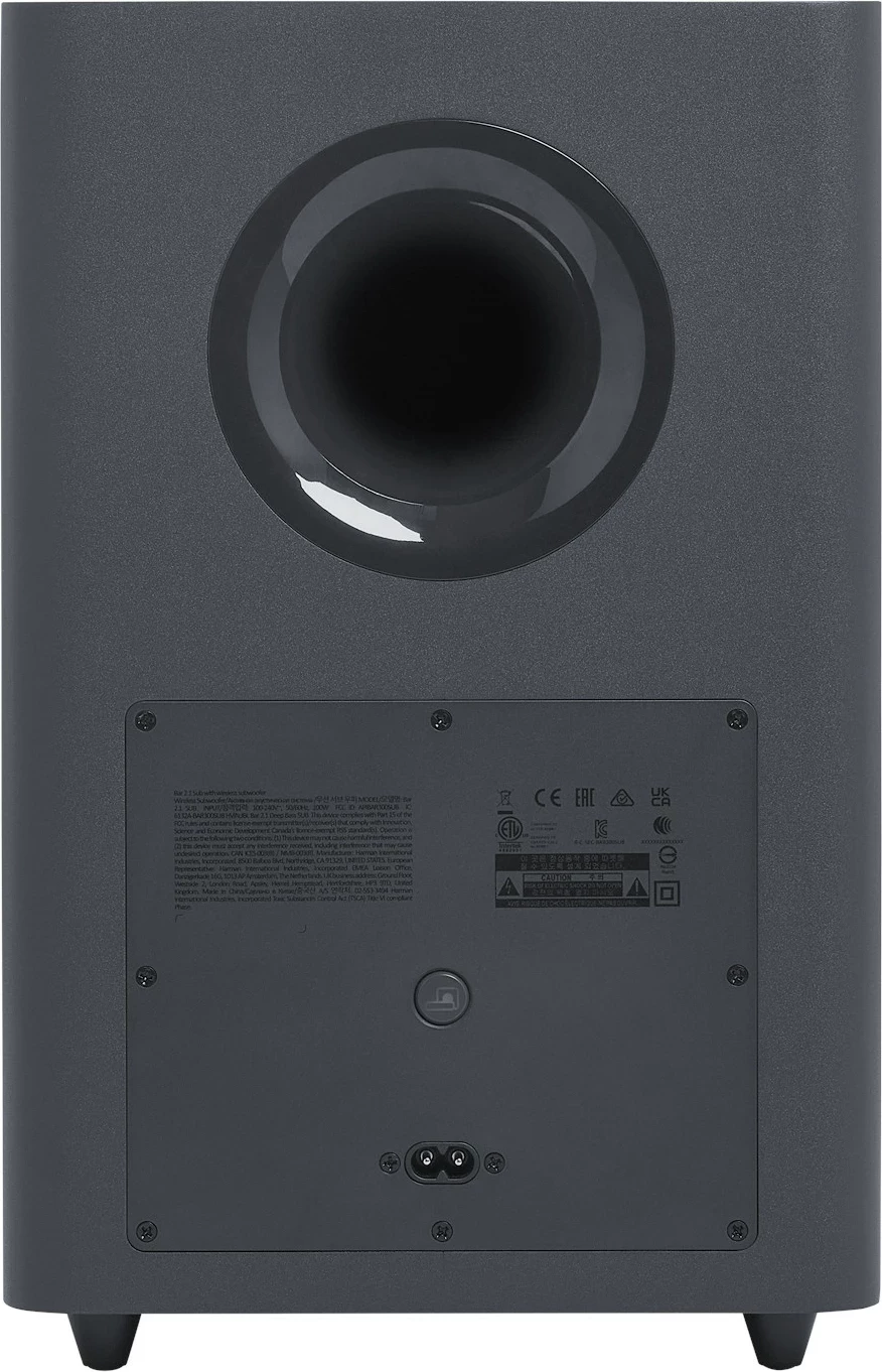Soundbar JBL Bar 2.1 Deep Bass MK2 300W 2.1ch me subwoofer wireless, Bluetooth, Dolby Digital, e zezë
