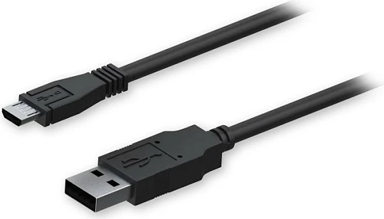 Kabllo USB Teltonika USB 2.0, USB-A në Micro-USB, 0.8 m, e zezë