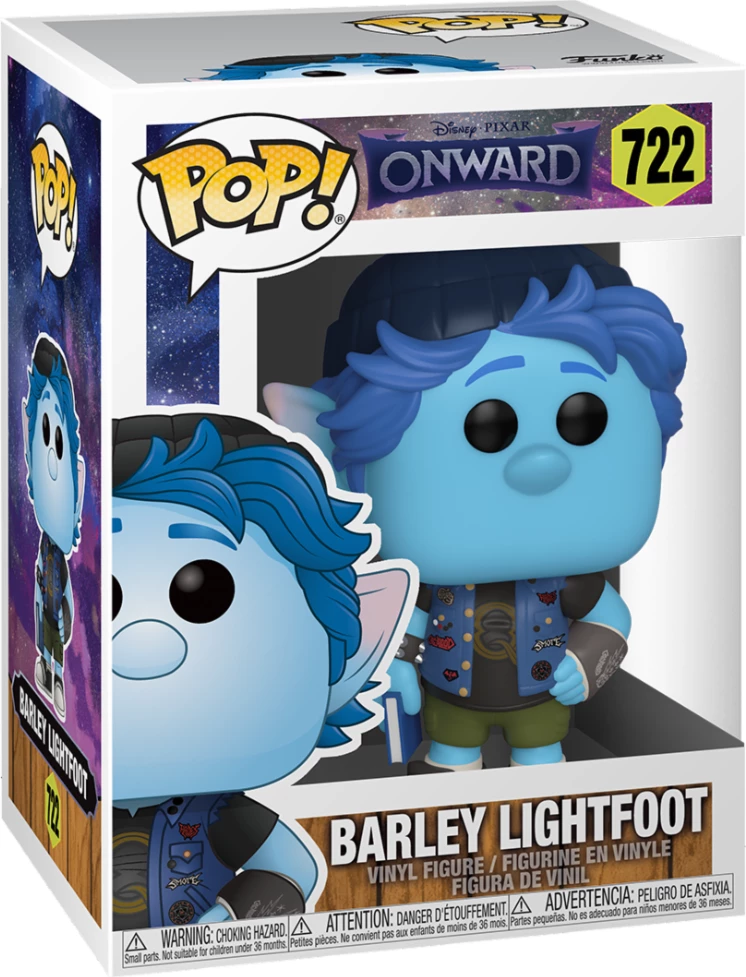 Figurinë vinili Funko Pop Funko Disney: Onward - Barley, blu