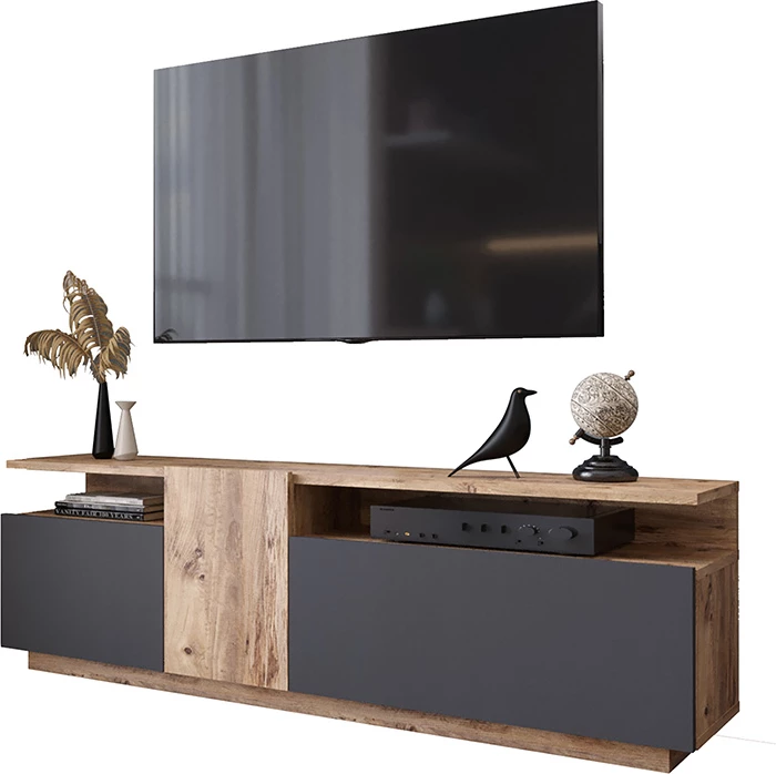 Mbajtëse TV Elana sonoma-anthracite 150x29.5x46.3cm