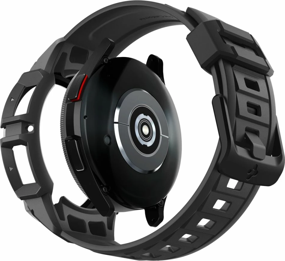 Mbështjellës Spigen Rugged Armor Pro me rrip për Samsung Galaxy Watch 6 Classic 47mm, Zi