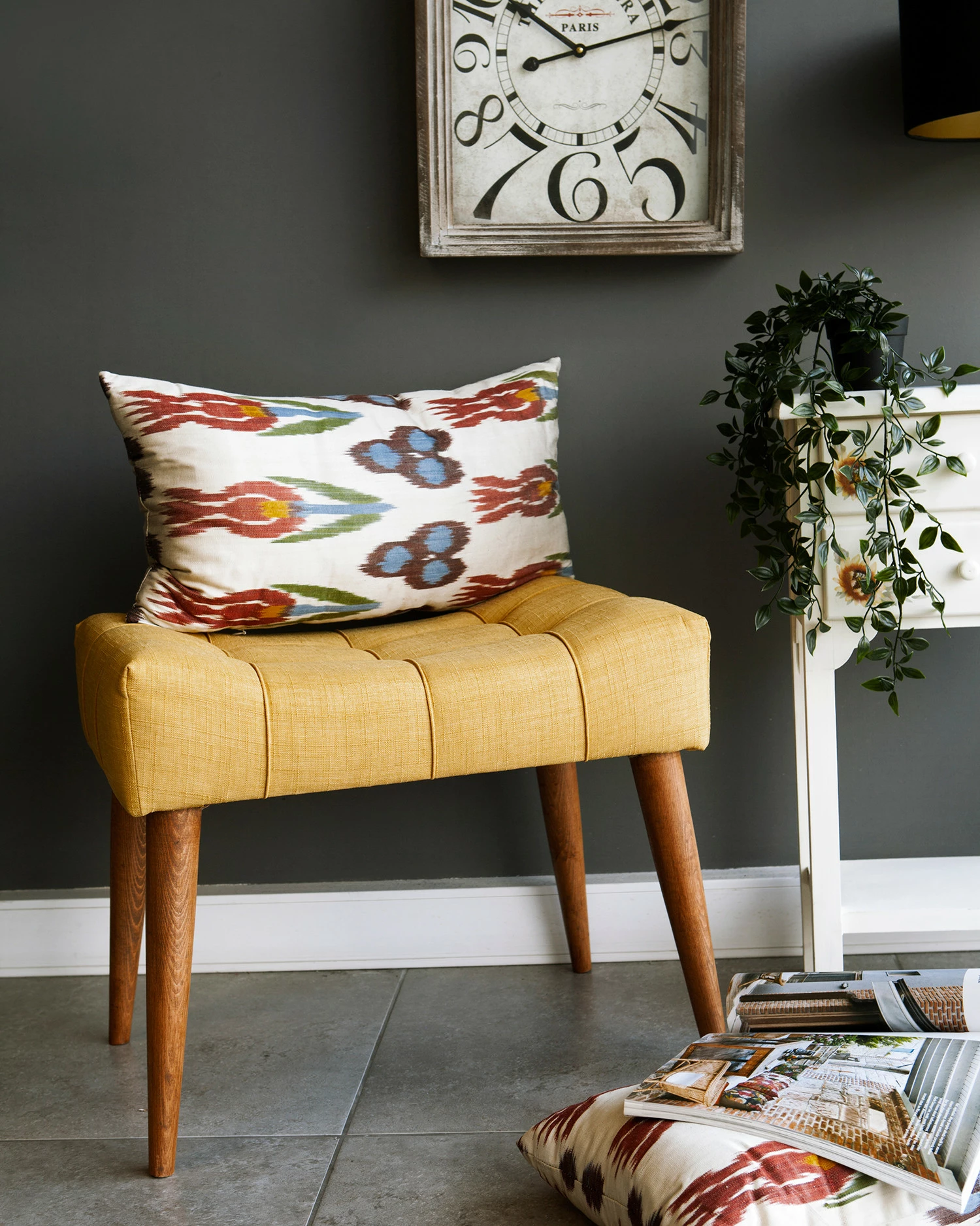Puf Atelier del Sofa, ngjyrë e verdhë, New Cool