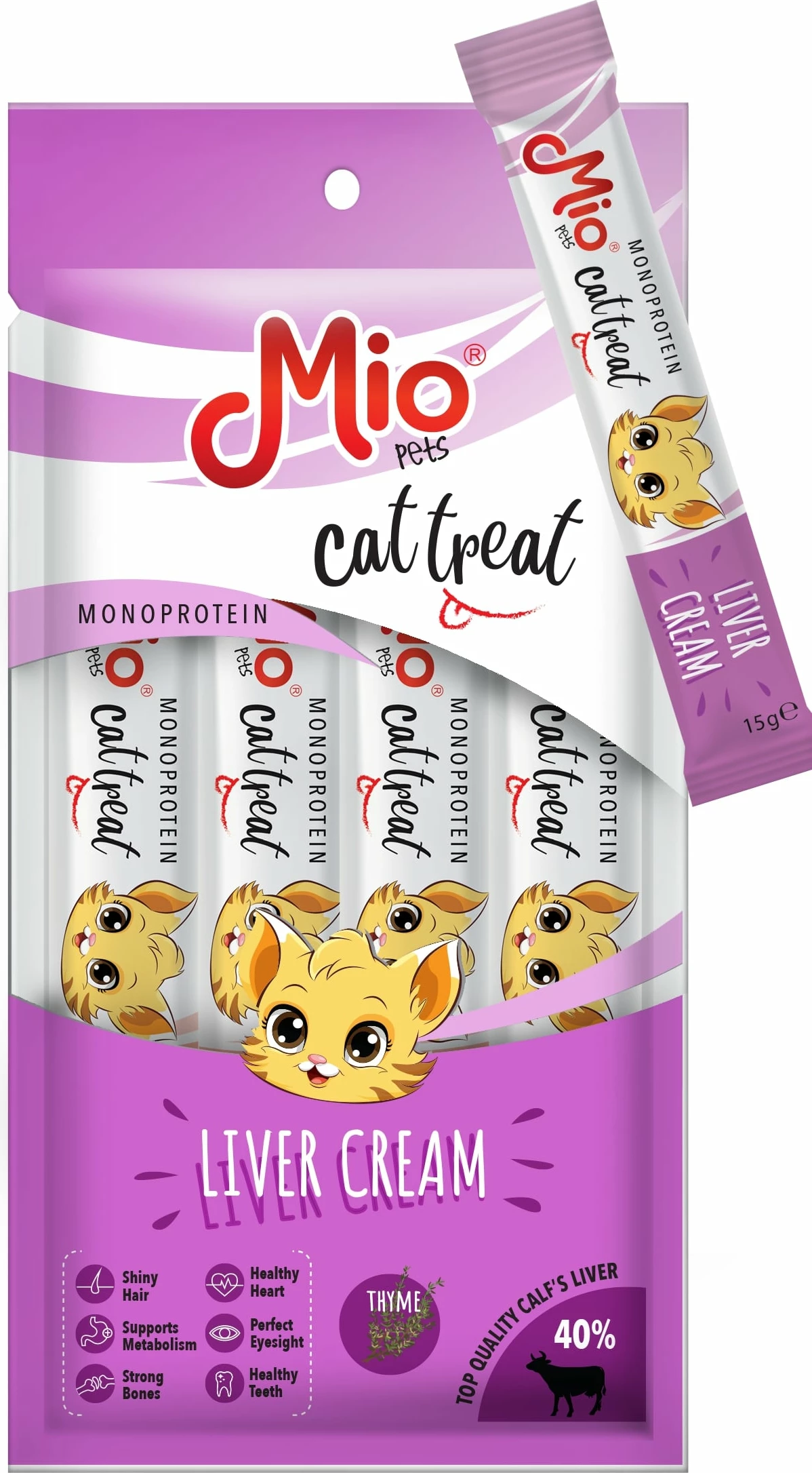 Mio Krema Shpërblëse pěr Mace  - Mushkni 15 g x 4.