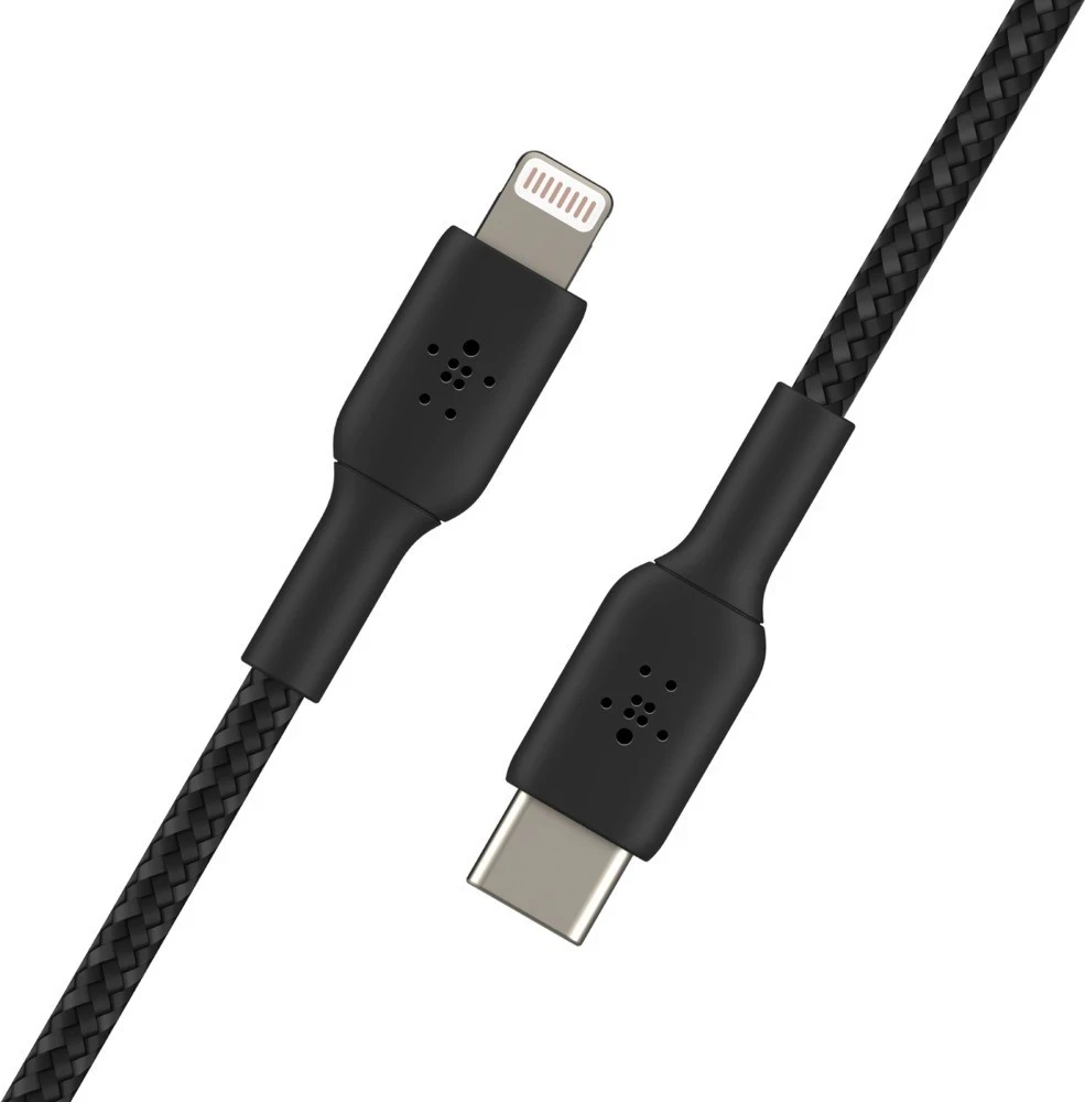 Kabllo Belkin Lightning / USB-C 1.0m e zezë