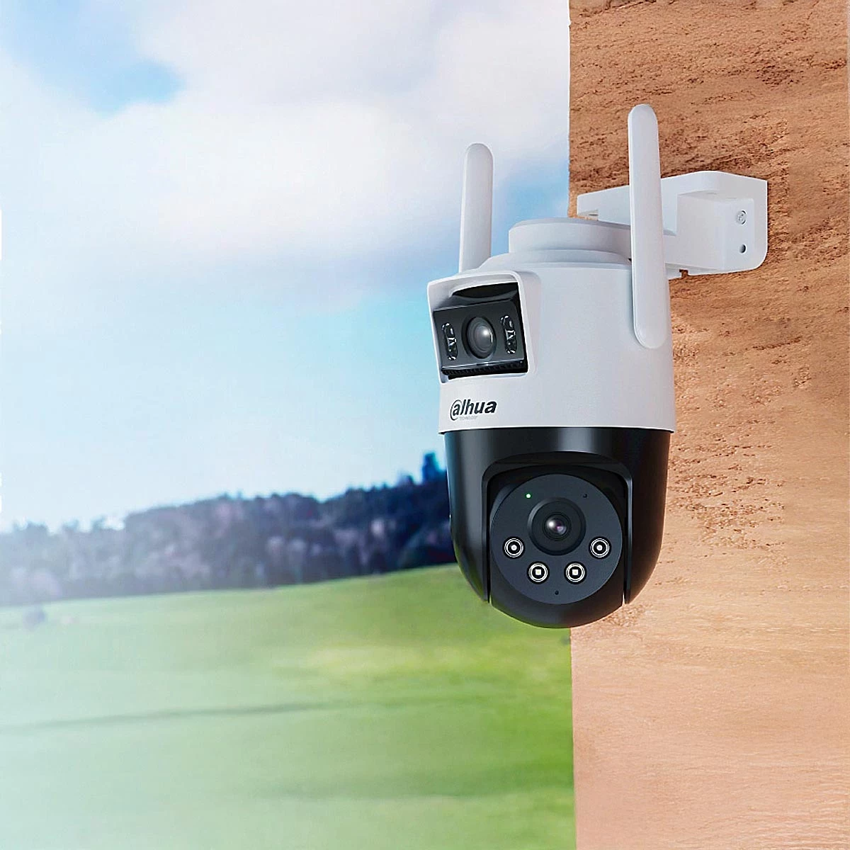 Kamerë sigurie Dahua Picoo Dual D1 6MP 4G (DH-P3D-3F-PV-4G) bardh e zi