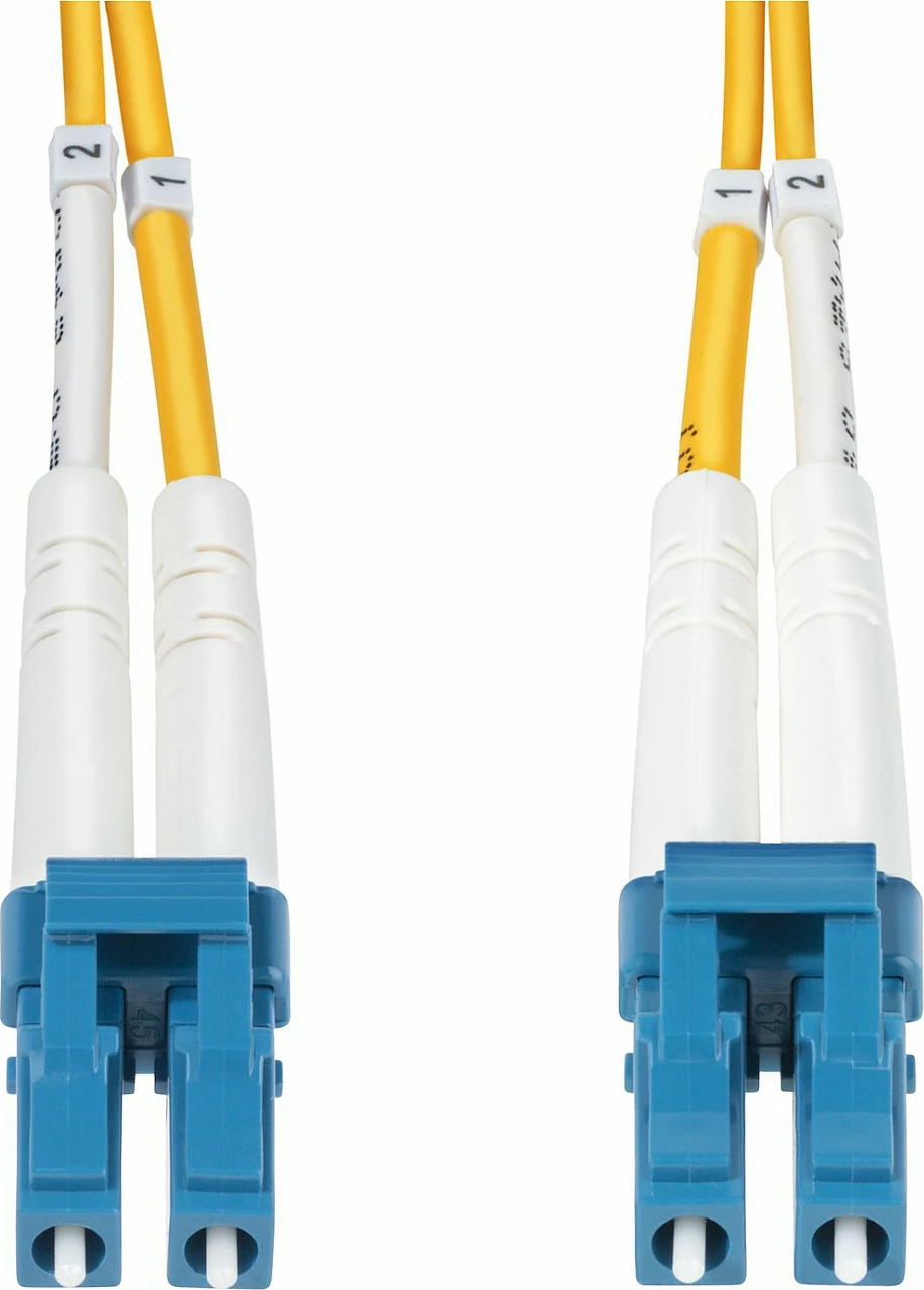 Kabllo fiber optike StarTech LC-LC (UPC) OS2 3m, Single Mode Duplex, LSZH, e verdhë