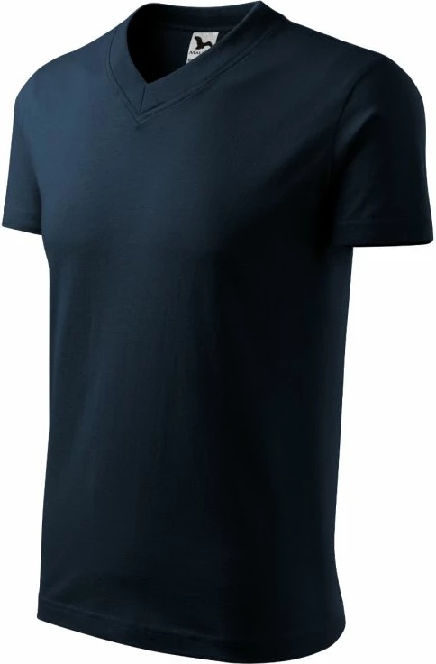 Maicë Malfini me qafë V për meshkuj, blu marine