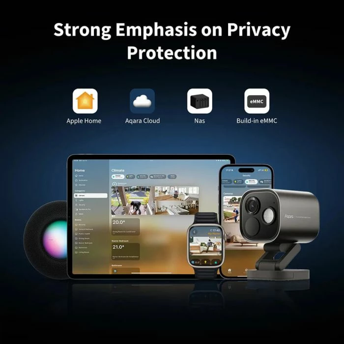 Kamerë sigurie outdoor Aqara G5 Pro Wi‑Fi CH-C07D-W 4MP/2.6K, Zigbee/Thread, Matter, IP65, 8GB eMMC, e bardhë