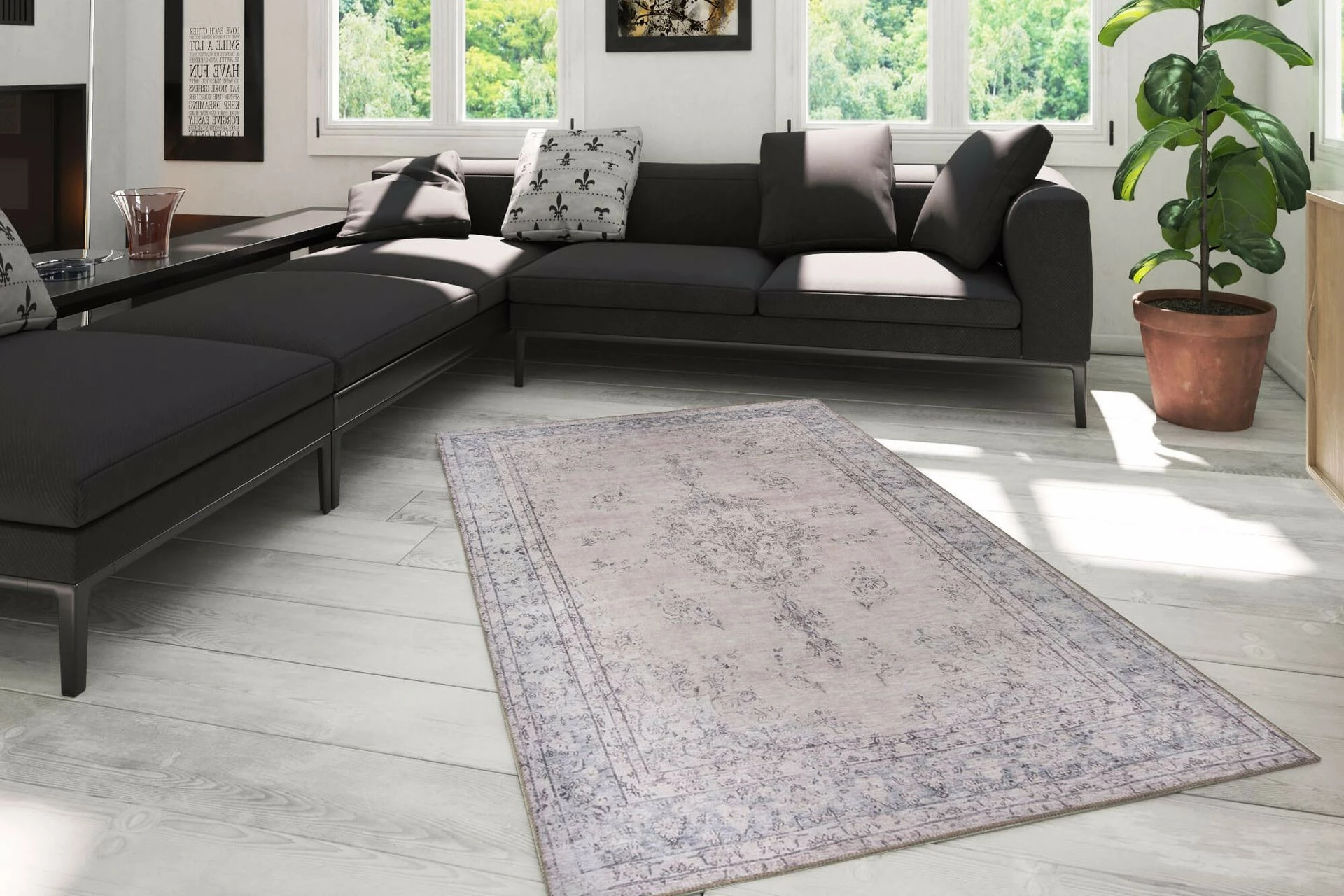 Qilim (210 x 310) Conceptum Hypnose, Dorian Chenille, bezh AL 128