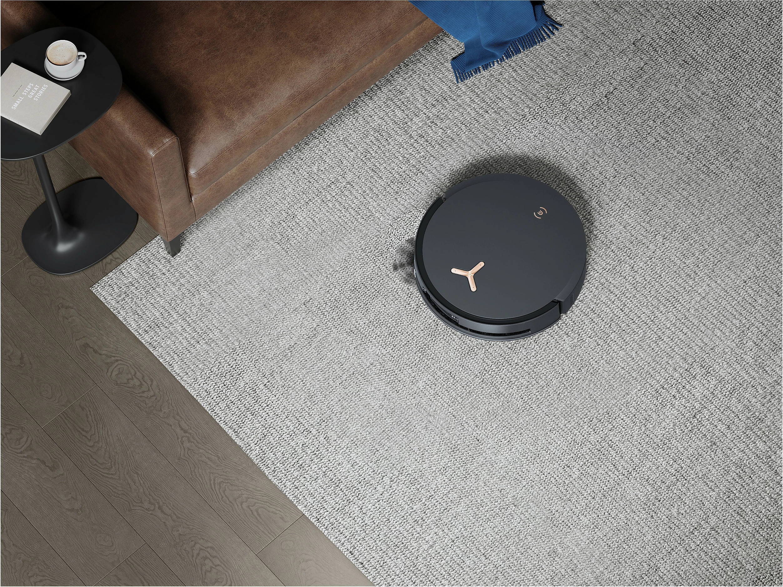 Robot fshesë ECOVACS Deebot X8 Pro Omni, 6400mAh, Wi‑Fi, me larje dhe stacion me qese pluhuri, i zi