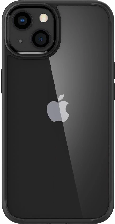 Mbështjellës celulari, Spigen Ultra Hybrid për iPhone 13, TPU + polikarbonat, standard MIL-STD 810G, i hollë, Matte Black