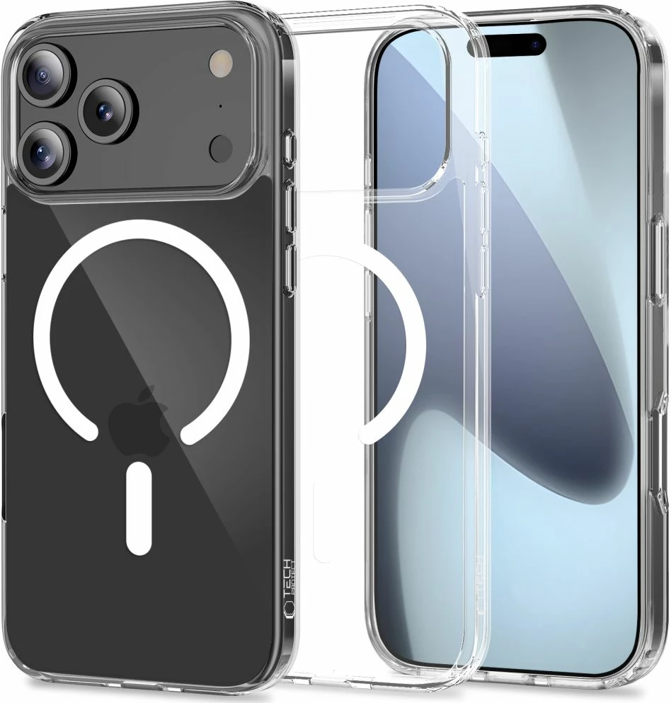 Mbështjellës Tech-Protect FlexAir Hybrid MagSafe për iPhone 17 Pro Max, i tejdukshëm, 1 copë