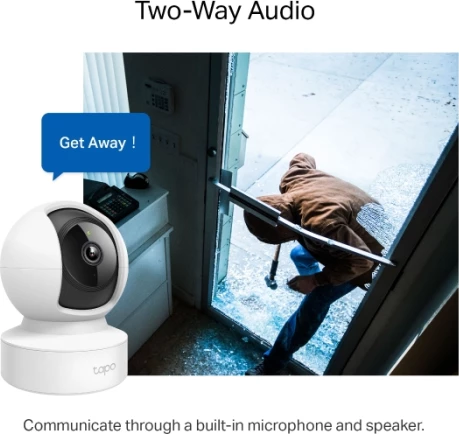 Kamerë sigurie WiFi TP-LINK Tapo C212 2K 3MP Pan/Tilt, bardhë