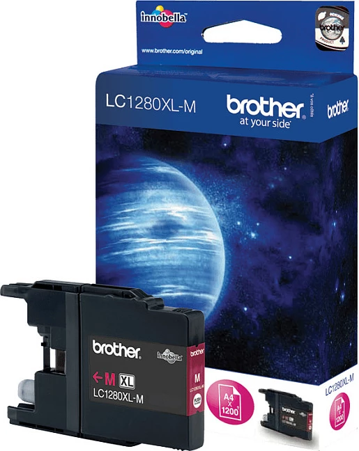 Toner Brother LC1280XLM, Magenta, 1200 faqe