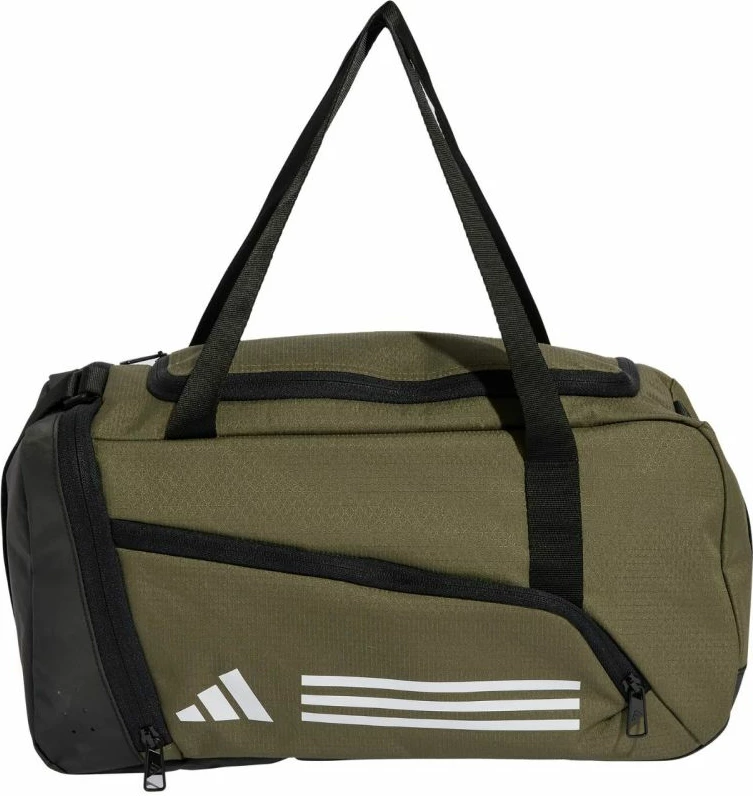 Çantë duffel adidas, e zezë dhe e gjelbër