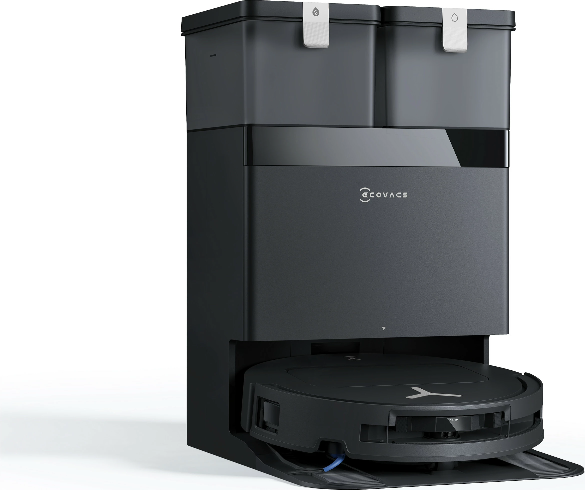 Fshesë robotike ECOVACS DEEBOT T50 OMNI (Gen3), 25000Pa, mop, Wi‑Fi, e zezë
