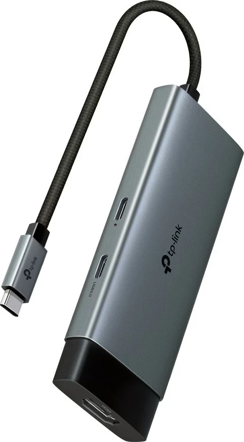 Hub TP-Link UH5020C, USB Type-C, 5000 Mbit/s, Gri