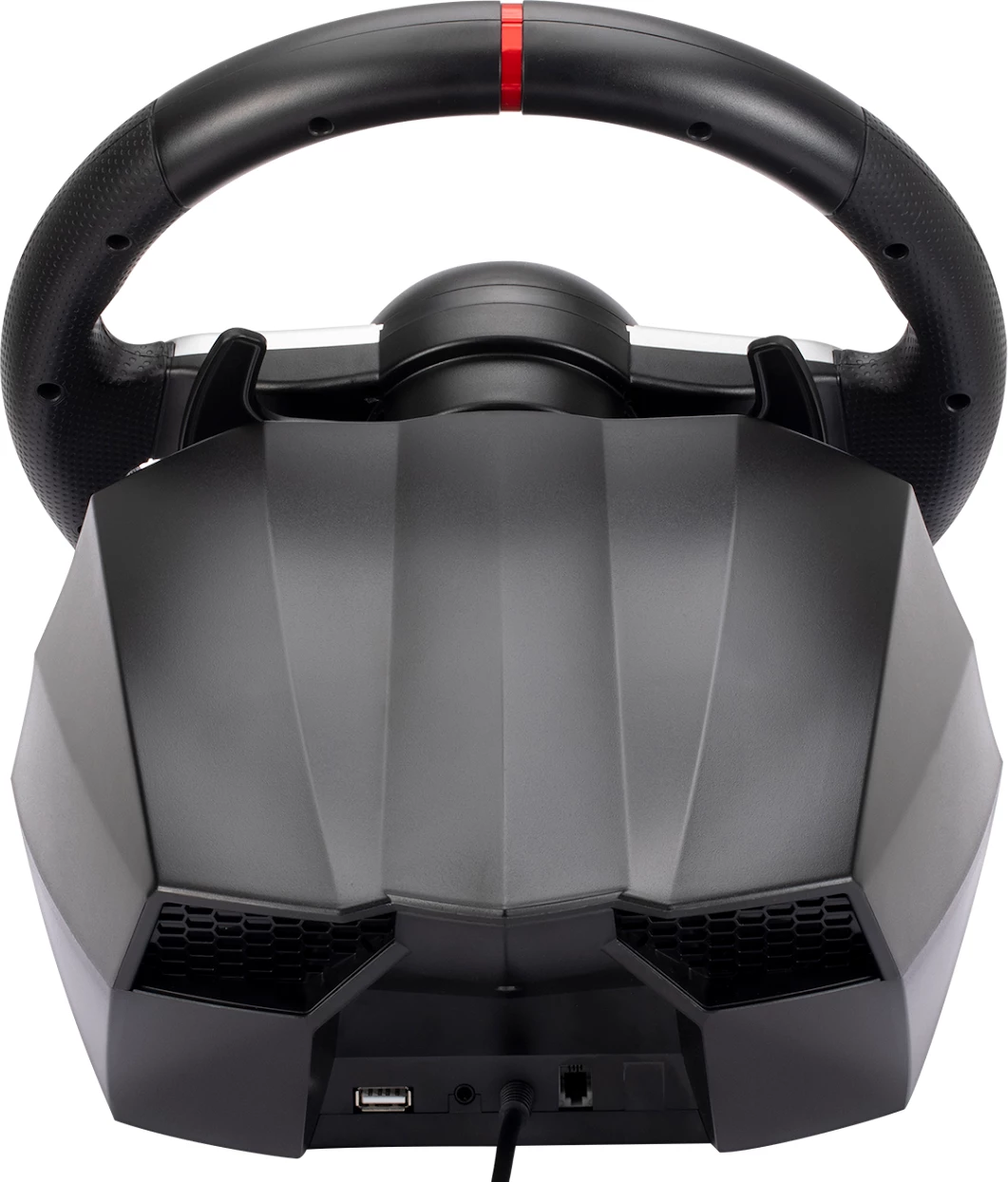 Timoni racing MAXX TECH PR279, rrotullim 270°/900°, kompatibil me PC/PS4/Xbox/Nintendo Switch, me set 2 pedale, i zi/argjendtë