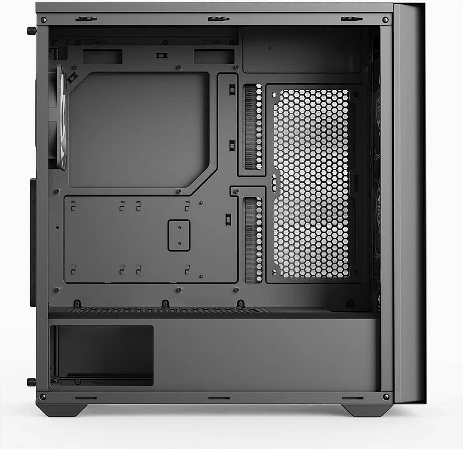 Kasë Aerocool D502A Midi Tower, RGB, e zezë