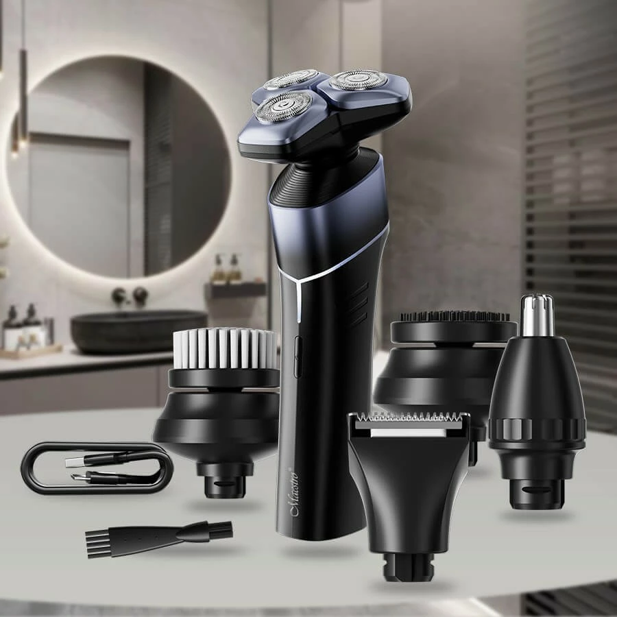 Set makinë rroje 5-në-1, Feel-Maestro MR-675, USB-C, bateri 600 mAh, IPX7, kohë pune 60 min, e zezë