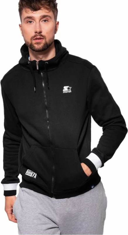 Duks me kapuç për meshkuj Starter, i zi