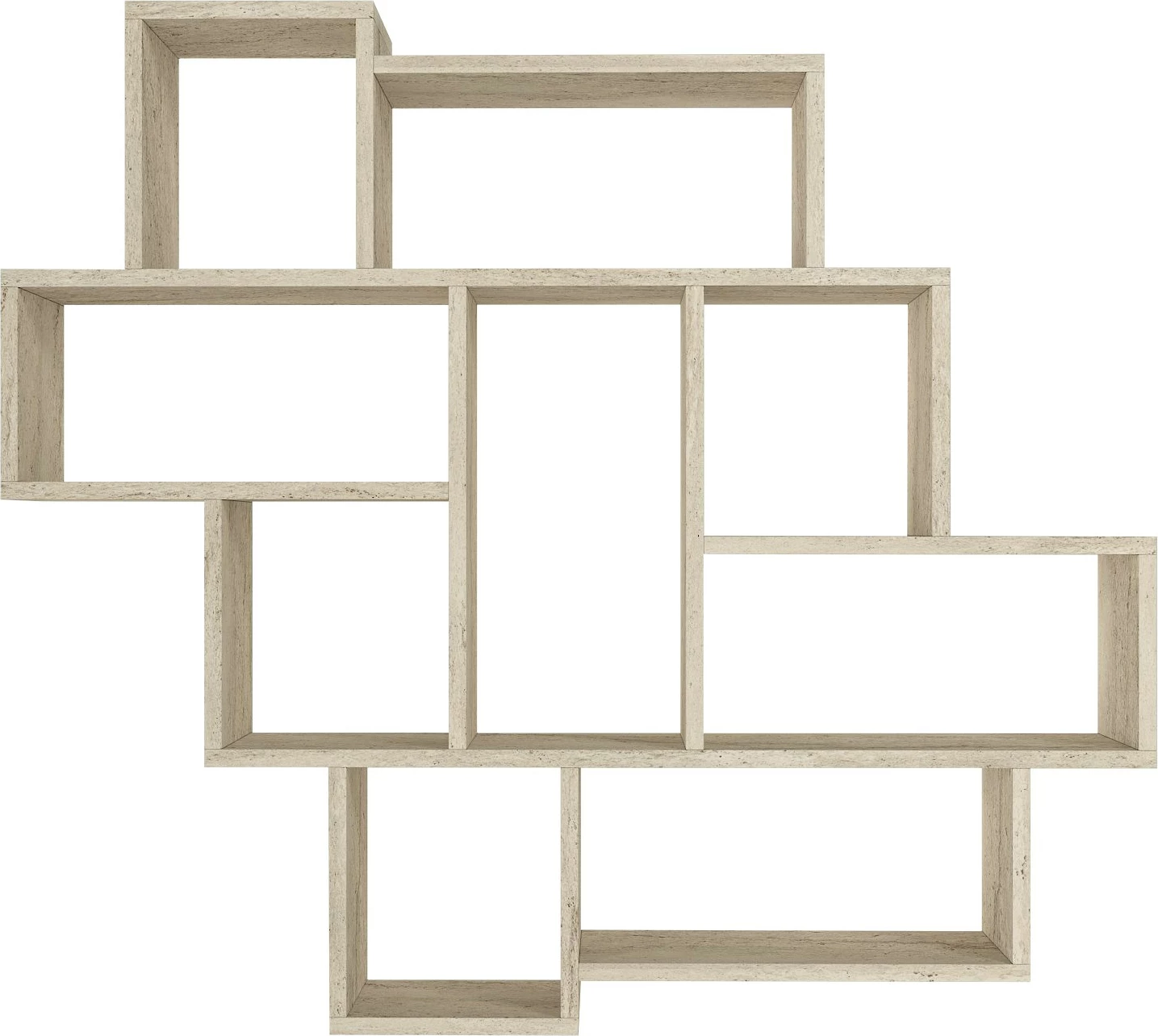 Raft muri Hanah Home, ngjyrë travertine, Parola