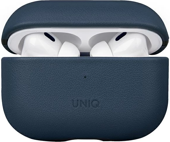 Mbështjellës UNIQ Terra për AirPods Pro 2, lëkurë, kaltër