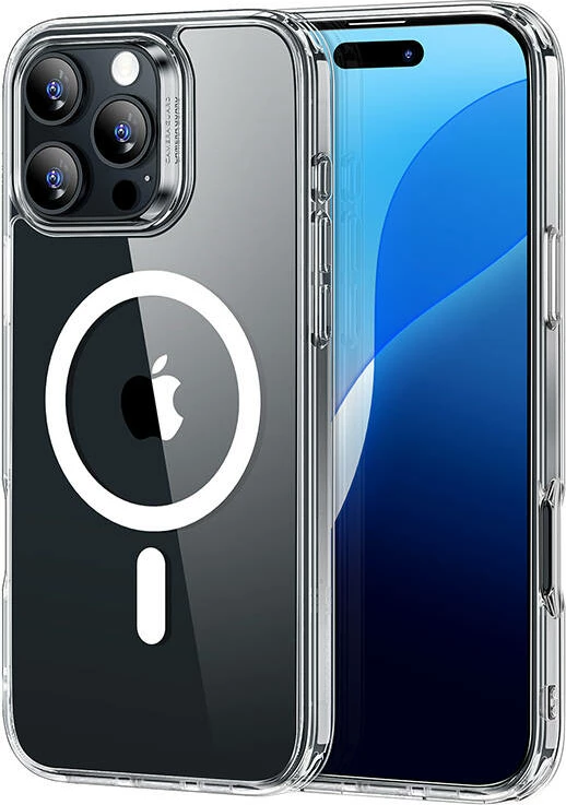 Mbështjellës ESR Classic Hybrid (HaloLock) për iPhone 16 Pro, transparent