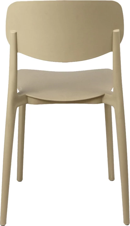 Karrige stackable Berdian, polipropilen, ngjyrë kapuçino, 38x49x79cm